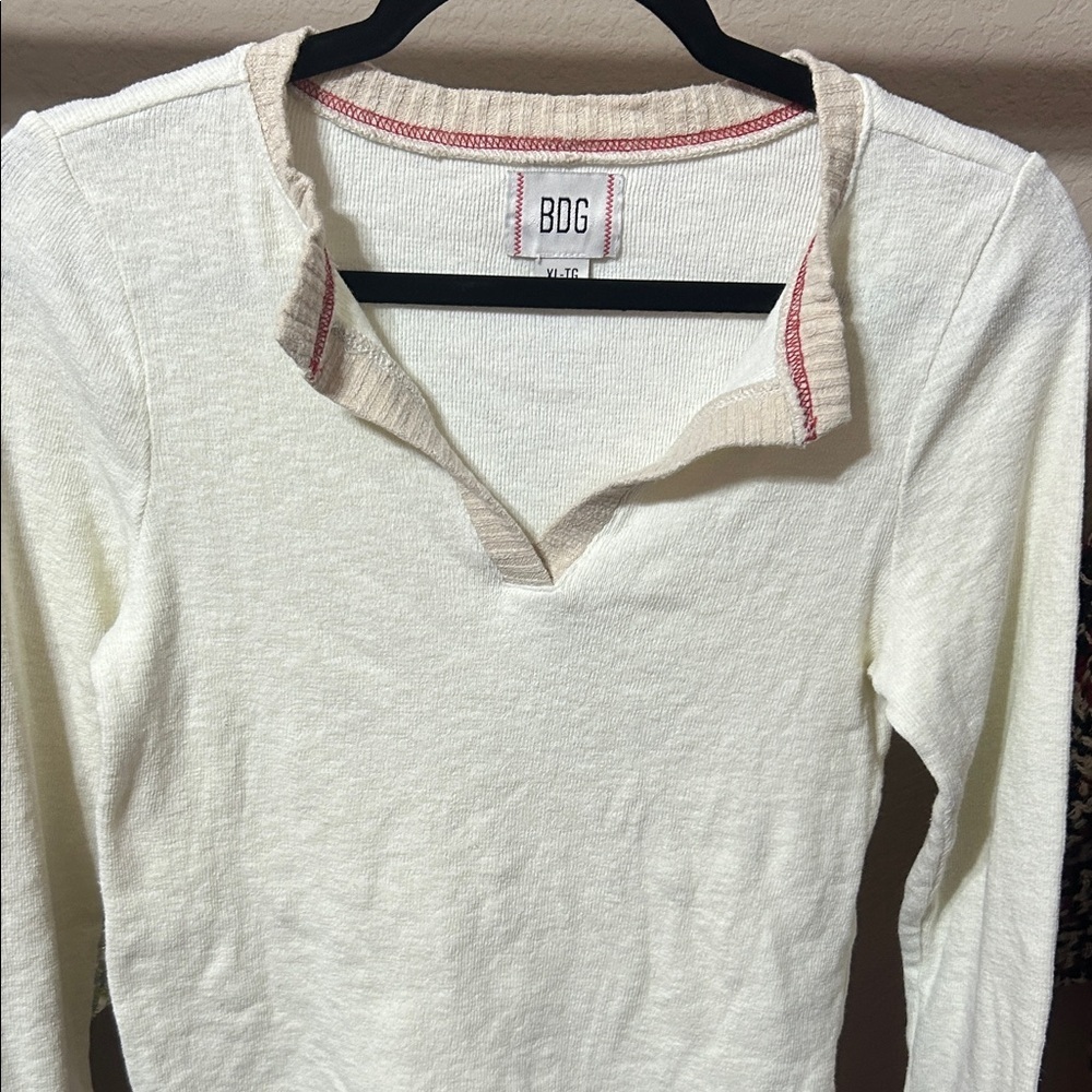 BDG by outfitters Cream Women's Top